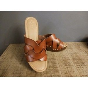 Women's Comfort Est. 1946 Sandals Size 10 Studded Heels